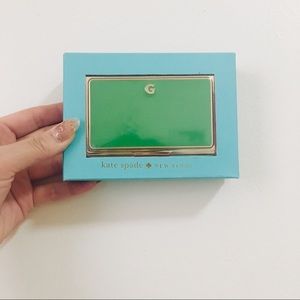 KATE SPADE Metal Card Holder